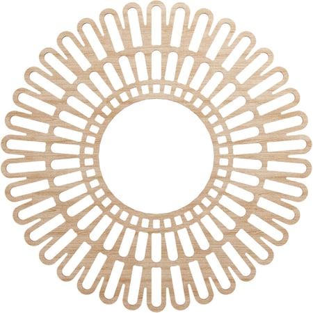 Ekena Millwork Cornelius Wood Fretwork Pierced Ceiling Medallion, Alder, 28"OD x 10 3/8"ID x 3/8"T CMWP28X0375CRAL